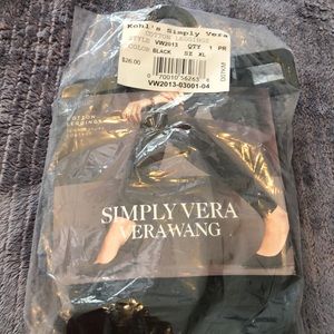 Simply Vera Wang black leggings XL New in package